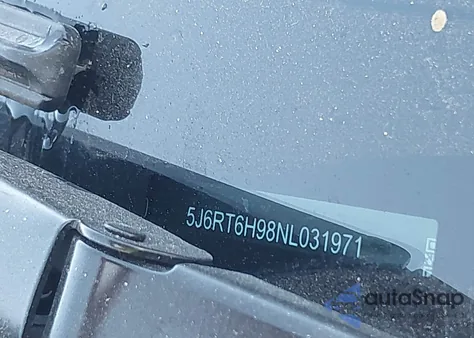 2022 Honda Cr-V Touring z USA, uszkodzony, nr VIN 5J6RT6H98NL031971